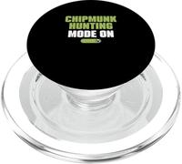 Mode Chasse Chipmunk sur Un Chasseur d'écureuil Contrôle Chipmunk PopSockets PopGrip pour MagSafe