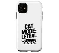 Mode Chat : panthère mortelle - Humour félin féroce Coque pour iPhone 11