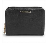 Coccinelle Porte-monnaie C-Me Softy en cuir Noir