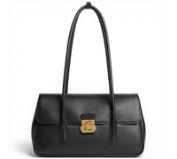 Coccinelle – Sac à bandoulière C-Me Lock – Cuir grainé – Noir