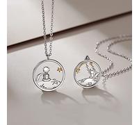 Mode Couple Prince Petit Renard Pendentif Personnalité Collier Saint Valentin Anniversaire Cadeau Bijoux