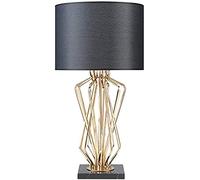 Mode Créatif Design Métal Lampe De Table Tissu Abat-jour Chambre À Coucher Table De Chevet Lampe Accueil Salon Éclairage Décoration (Couleur : C)