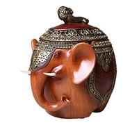 Mode Creative Elephants Grand Cendriers Avec Couverture Ordinateur De Bureau Décorations Éléphant Ornements Bureau Décoration