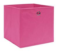 &Mode Cubes de rangement - Boîtes de rangement - Lot de 4 - Rose 32x32x32 cm Tissu Sale631020
