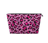Mode De Beauté Léopard Rose De Luxe, Trousse de Toilette Trousse de Maquillage Sac à cosmétiques Trousse de Toilette de Voyage Portable