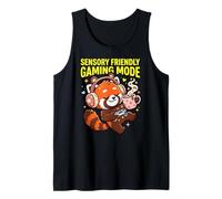 Mode de Jeu sensoriel Panda Rouge Mignon Joueur Débardeur