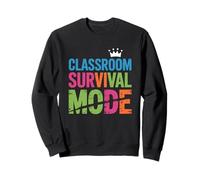 Mode de Survie Amusant pour Enseignant Sweatshirt
