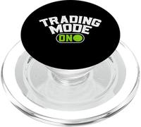 Mode de Trading activé - Crypto Stock Market Money Investing Trader PopSockets PopGrip pour MagSafe