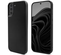 Mode de vie Moozy. Conçu pour Samsung S21 5G, Samsung S21 Case, Noir - Coque en silicone liquide avec finition mate et doublure en microfibre douce