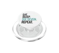 Mode de Vie Quotidien Eat Sleep Six Seven PopSockets PopGrip pour MagSafe