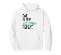 Mode de Vie Quotidien Eat Sleep Six Seven Sweat à Capuche