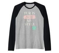 Mode de vie sans animaux de compagnie - Humour pour animaux de compagnie - Sensibilisation aux allergies - Minimaliste Manche Raglan