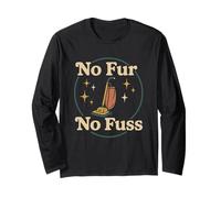Mode de vie sans animaux de compagnie - Humour pour animaux de compagnie - Sensibilisation aux allergies - Minimaliste Manche Longue