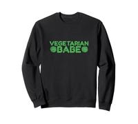 Mode de Vie végétarien Babe à Base de Plantes Sweatshirt