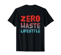 Mode de Vie zéro déchet rétroimprimé - déclaration Eco Warrior T-Shirt