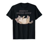 Mode d'économie d'énergie Citation Mignonne de Chat endormi T-Shirt