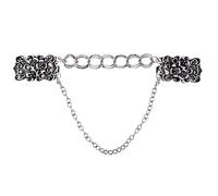 Mode Décoration Chaîne Pull Chaîne Écharpe Clips Bijoux Charmes Col Chemise Décor Fixation Vêtements Ornement pour Femme Broche