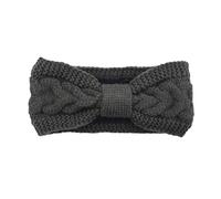 Mode dégradé couleur noeud croix bandeaux for femmes automne hiver chaud bandeau élastique Turban cheveux accessoires(Light Purple)