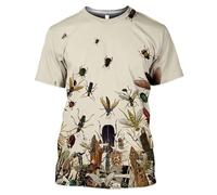 Mode d'été Toutes Sortes d'oiseaux Pigeon Perroquet Papillon Impression 3D T-Shirt Homme/Femme Col Rond Hip Hop Harajuku Streetwear Pull Tops