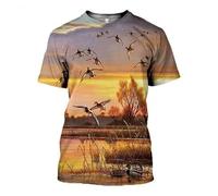 Mode d'été Toutes Sortes d'oiseaux Pigeon Perroquet Papillon Impression 3D T-Shirt Homme/Femme Col Rond Hip Hop Harajuku Streetwear Pull Tops