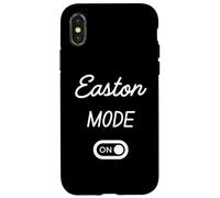 Mode Easton Activé Nom Drôle Coque pour iPhone X/XS