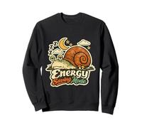 Mode économie d'énergie Escargot drôle Slow Life Vintage Escargot Sweatshirt