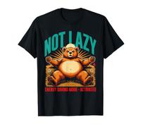 Mode économie d'énergie Non Paresseux activé T-Shirt Graphique avec Valeur