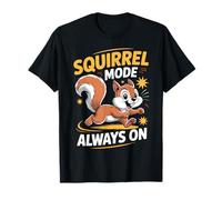 Mode écureuil sur Le Motif Amusant Animal collecteur de Noix T-Shirt