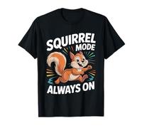 Mode écureuil sur Le Motif Amusant Animal collecteur de Noix T-Shirt