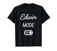 Mode Edwin Activé Nom Drôle T-Shirt Graphique avec Valeur