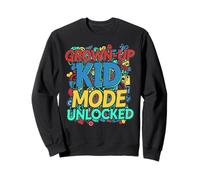 Mode Enfant Adulte débloqué Design rétro Amusant Sweatshirt