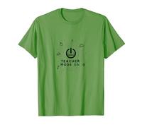 Mode Enseignant activé : Cadeau inspirant pour l'éducateur, Enseignant T-Shirt, Homme, Herbe, 3XL
