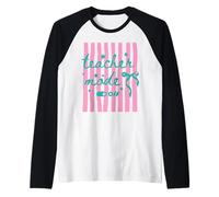 Mode Enseignant Off Rétro Vacances D'été Professeur Vie Fun Manche Raglan