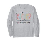 Mode Enseignant Toute la journée et Tous Les Jours Design éducateur Manche Longue