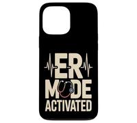 Mode ER Activé Urgences Médecin Infirmière Coque pour iPhone 13 Pro Max