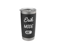 Mode Erik Activé Nom Drôle Gobelet isotherme en acier inoxydable double paroi