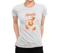 Mode Femme Col Rond Manches Courtes T-shirt Décontracté Été T-shirt Top Chemisier de Plage Femmes, Blanc., M