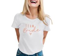 Mode Femme Lettre Imprimé Col Rond Manches Courtes T-Shirt Top 4, Blanc., XL