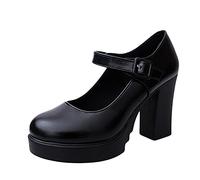 Mode Femmes Chaussures T Strap Talons Hauts Bowknot Terrace Rond Plateforme Été Doux Escarpins Sandales Femme Été Creux Confortable Pompes en Cuir Semelle Epais Club Sexy Soirée High Heels 2025
