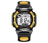 Mode Femmes Montres Sport étudiant Enfants Montres Enfants Montres Garçons Filles LED Horloge numérique Enfant Montre-bracelet électronique Montres de Boy Montre-bracelet pour femme ( Color : Yellow )