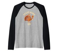 Mode festin sur Thanksgiving Gobble Turquie Hommes Femmes Manche Raglan