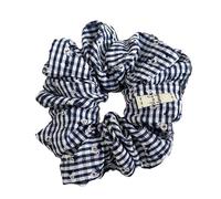 Mode Florale Brodée à Cheveux Élastiques en Tissu Léger Rubans Support de queue de cheval Accessoires Corde