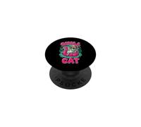 Mode Flotteur Flamant Rose Chill Cat PopSockets PopGrip Adhésif