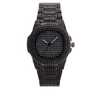 Mode glacé montre pour hommes femmes de luxe diamant unisexe montres Hip Hop calendrier Quartz montres Relogio livraison directe 3