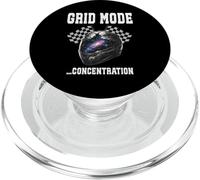 Mode Grille... Concentration Racing Driver Track Days Start Lap PopSockets PopGrip pour MagSafe
