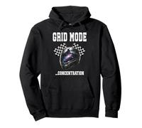 Mode Grille... Concentration Racing Driver Track Days Start Lap Sweat à Capuche