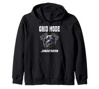 Mode Grille... Concentration Racing Driver Track Days Start Lap Sweat à Capuche