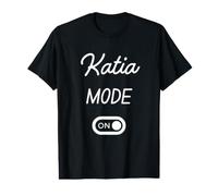 Mode Katia Activé Nom Drôle T-Shirt Graphique avec Valeur