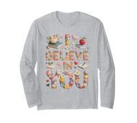 Mode Kawaii I Believe in You sur Le Compte à rebours des Sciences et des mathématiques Manche Longue