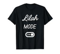 Mode Lilah Activé Nom Drôle T-Shirt Graphique avec Valeur